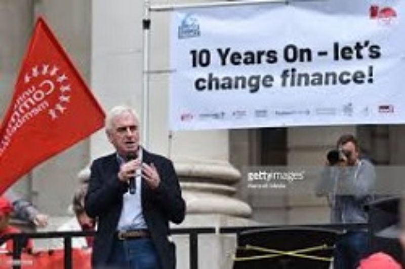 Demo outside the Bank of England