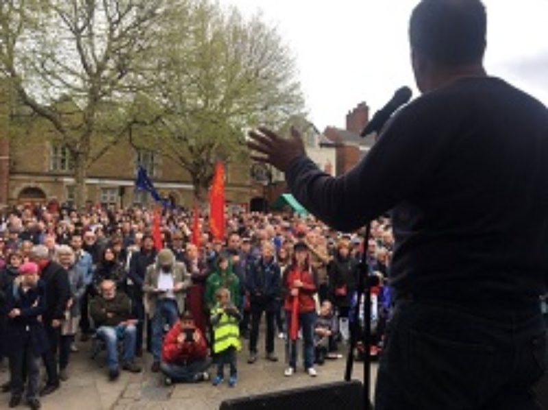 Chesterfield May Day Rally